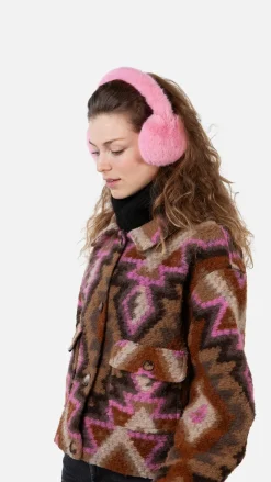 Barts Big Fur Earmuffs pink Sale