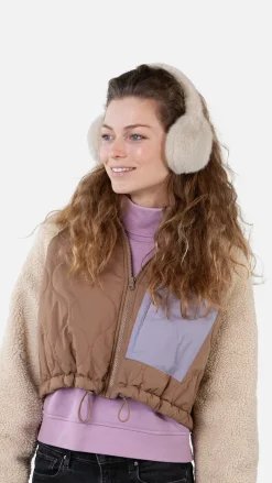 Barts Big Fur Earmuffs beige Hot