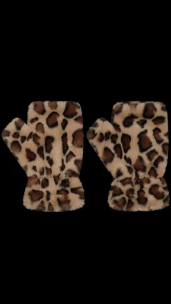 Barts Britamu Fingerless Gloves print brown