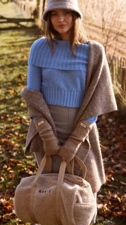 Barts Darty Fingerless Gloves light brown Clearance