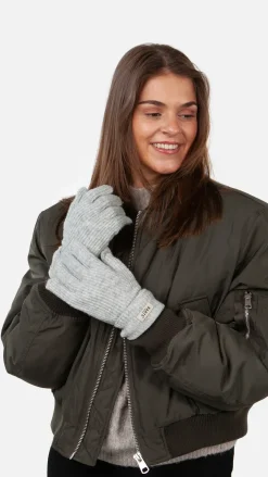 Barts Darty Gloves heather grey New