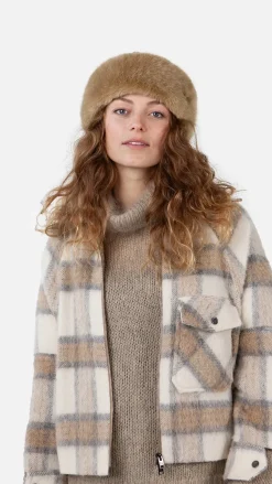 Barts Fur Cable Bandhat light brown Best