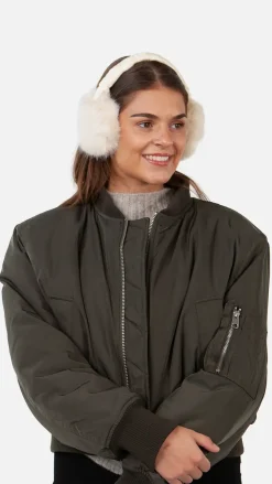 Barts Fur Earmuffs white Outlet