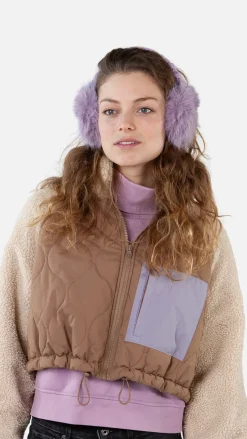 Barts Fur Earmuffs lilac Sale