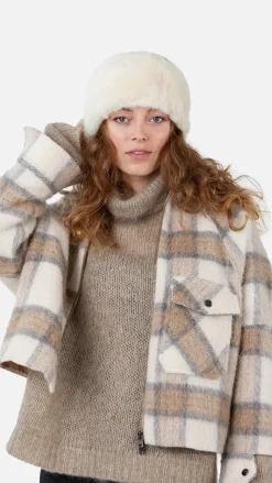 Barts Fur Headband white Outlet