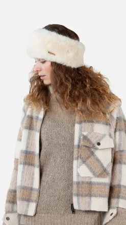 Barts Fur Headband white Outlet