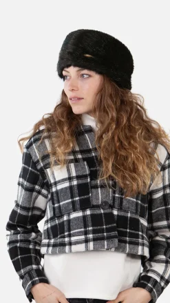 Barts Fur Headband black New
