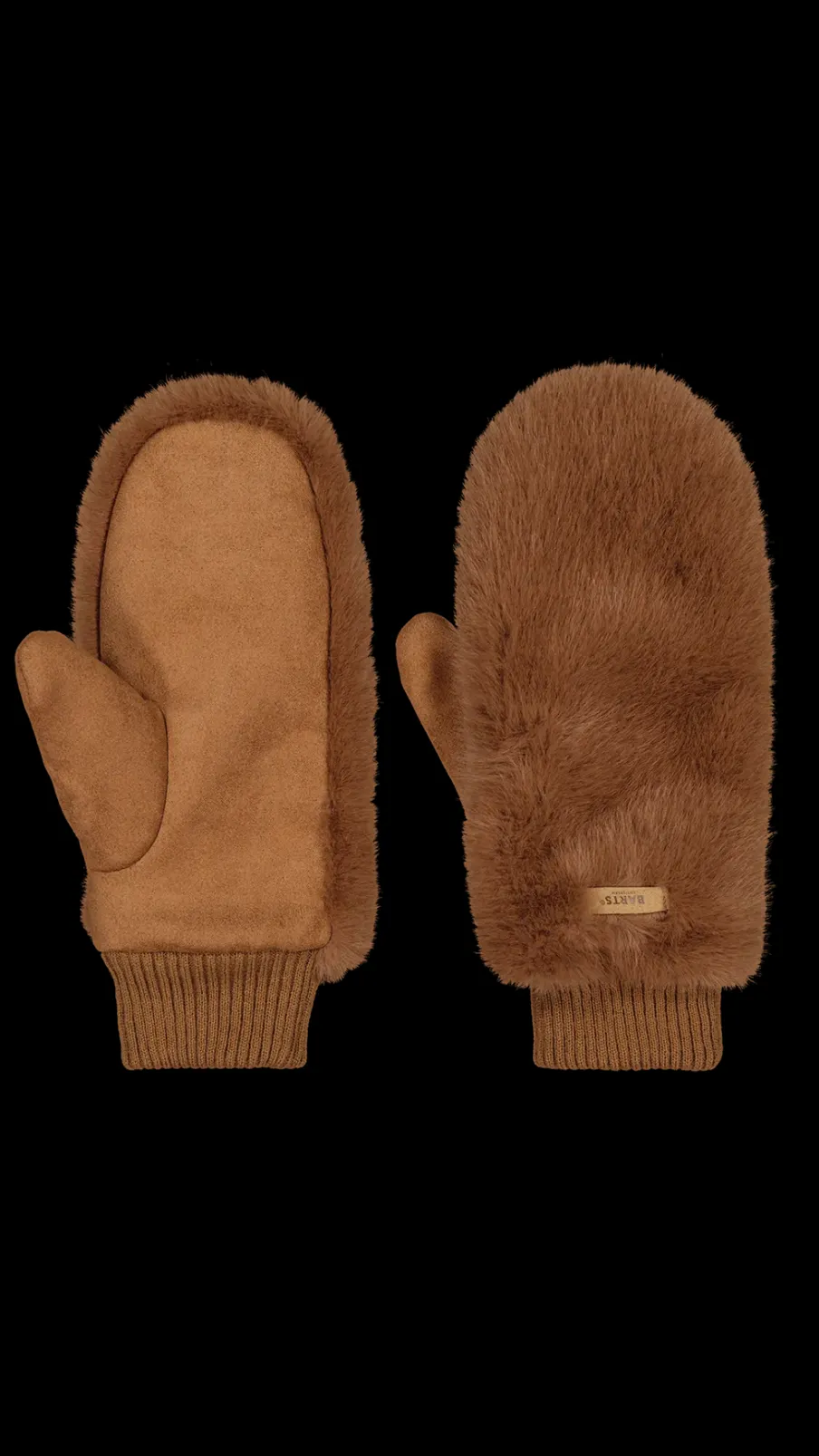 Barts Fur Mitts brown Sale