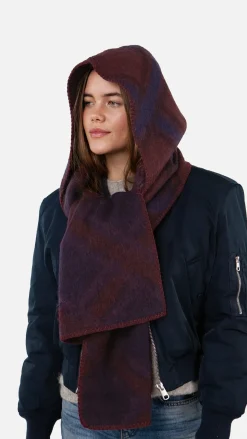 Barts Halberra Scarf burgundy Discount