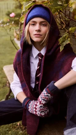 Barts Halberra Scarf burgundy Discount