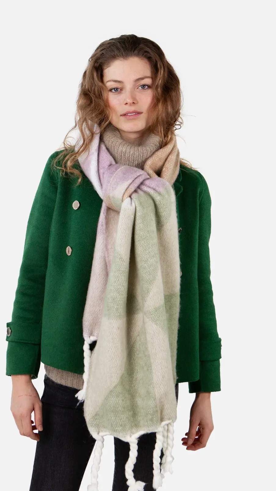 Barts Kristinn Scarf pale army Outlet