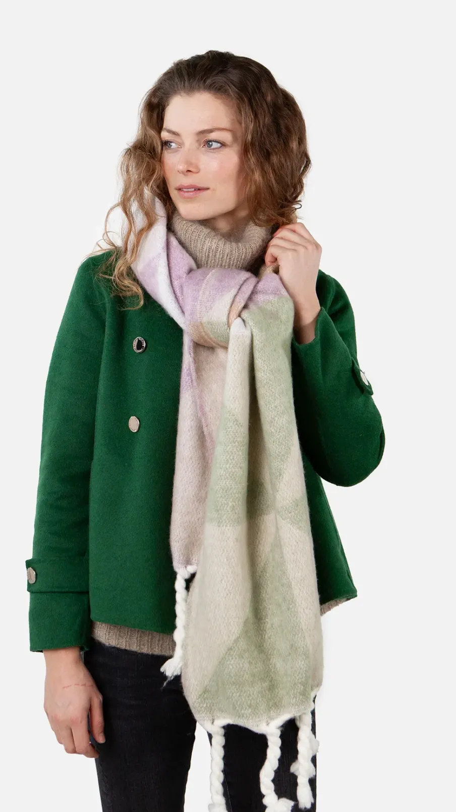 Barts Kristinn Scarf pale army Outlet