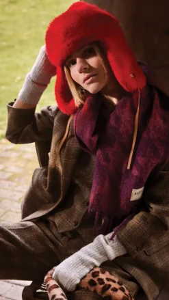 Barts Landina Scarf aubergine Clearance