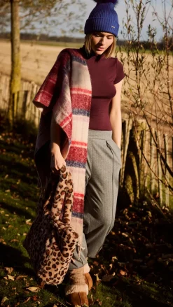 Barts Loriant Scarf mauve New