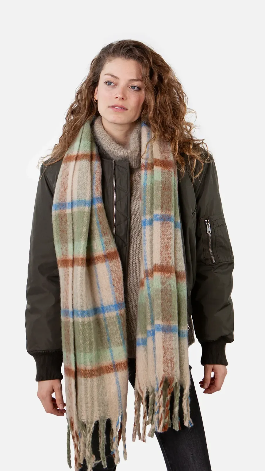 Barts Loriant Scarf pale army New