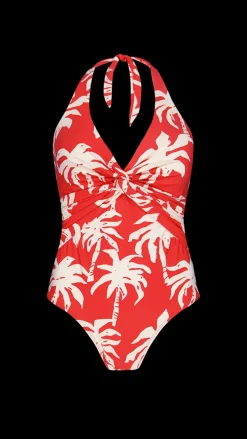 Barts Norri Halter Shaping One Piece red Hot