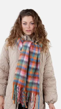 Barts Plaity Scarf pink Clearance