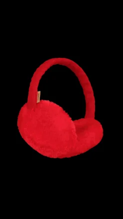 Barts Plush Earmuffs red New