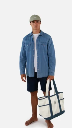 Barts Shaey Beachbag denim Hot