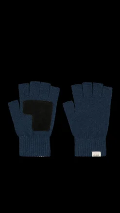 Barts Vidat Fingerless Gloves navy New