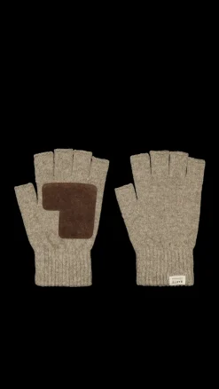 Barts Vidat Fingerless Gloves light brown Discount